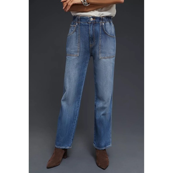 Hudson NWT Remi High Rise Straight Ankle Jeans Size 24 - Picture 2 of 9